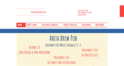 Desktop Screenshot of abitabrewpub.com